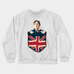 Oscar Wilde Great Britain In My Pocket Crewneck Sweatshirt